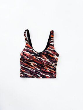 Lululemon Align Tank Top Abstract Print Built In Bra Size S